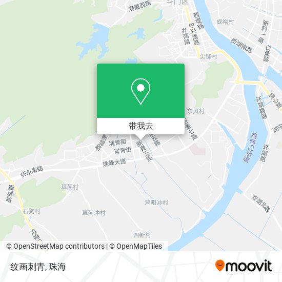 纹画刺青地图