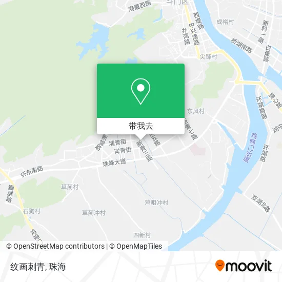 纹画刺青地图