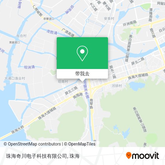 珠海奇川电子科技有限公司地图