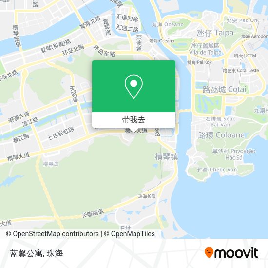 蓝馨公寓地图