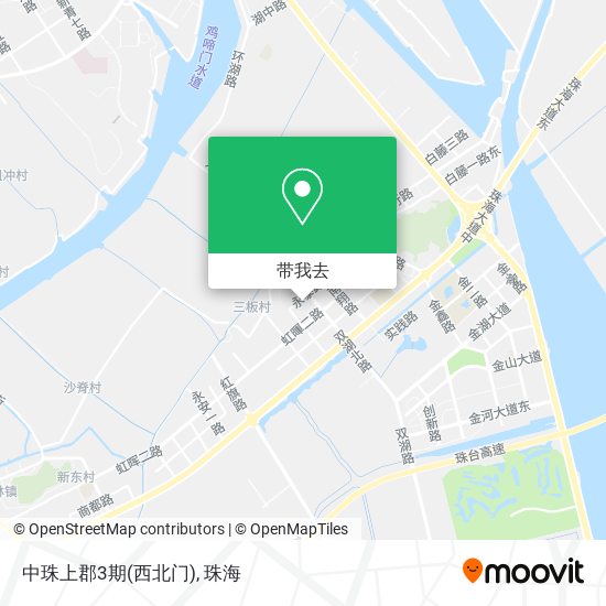 中珠上郡3期(西北门)地图
