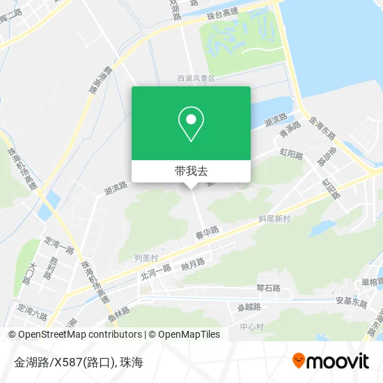 金湖路/X587(路口)地图
