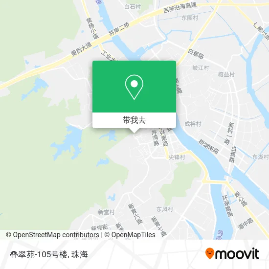 叠翠苑-105号楼地图