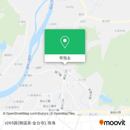 z265路(御温泉-金台寺)地图