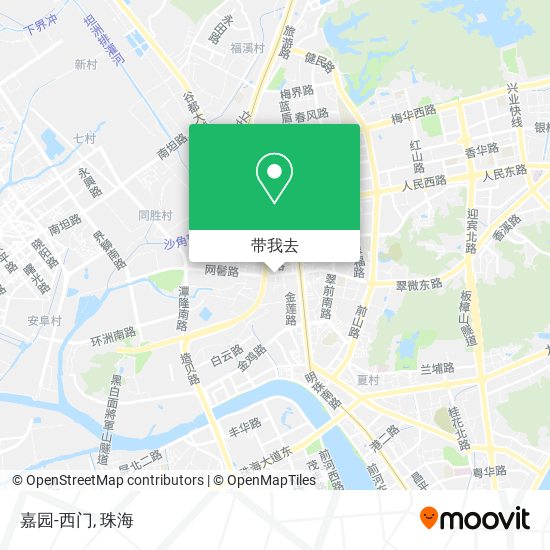 嘉园-西门地图