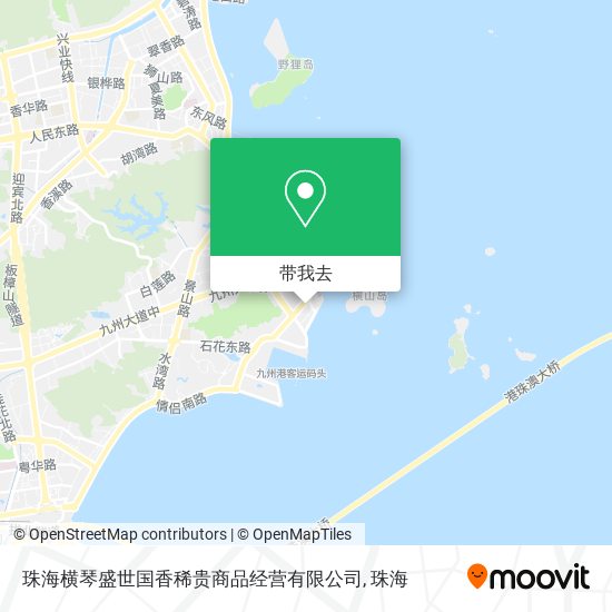 珠海横琴盛世国香稀贵商品经营有限公司地图
