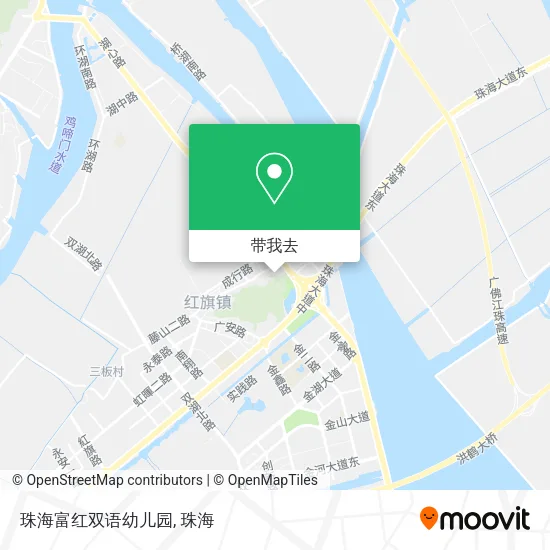 珠海富红双语幼儿园地图