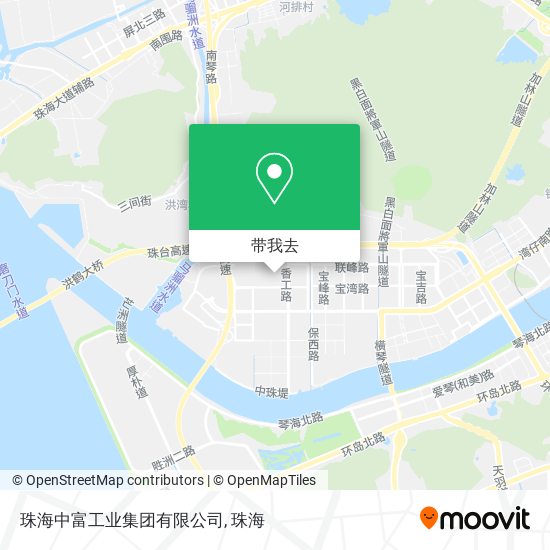 珠海中富工业集团有限公司地图