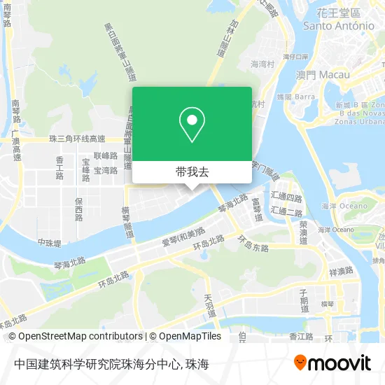 中国建筑科学研究院珠海分中心地图