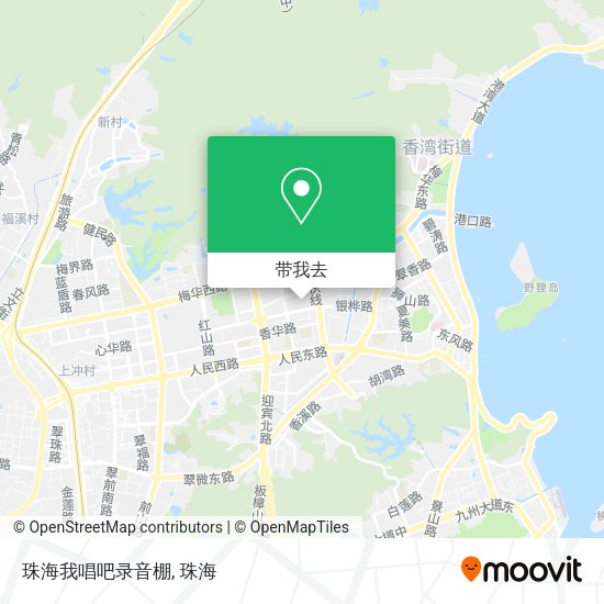 珠海我唱吧录音棚地图