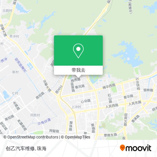 创乙汽车维修地图