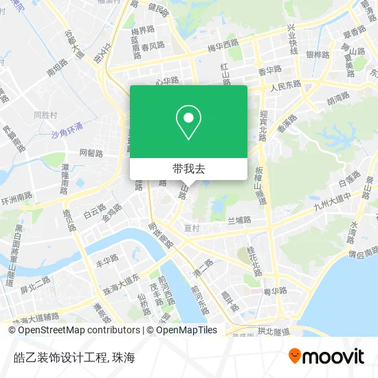 皓乙装饰设计工程地图