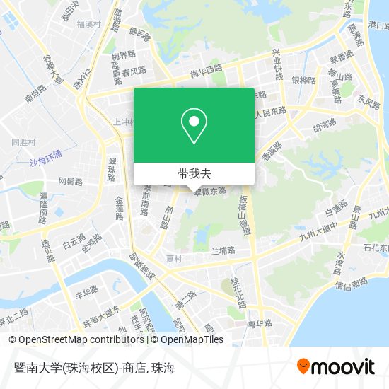 暨南大学(珠海校区)-商店地图