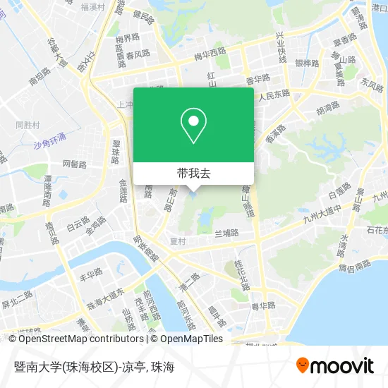 暨南大学(珠海校区)-凉亭地图