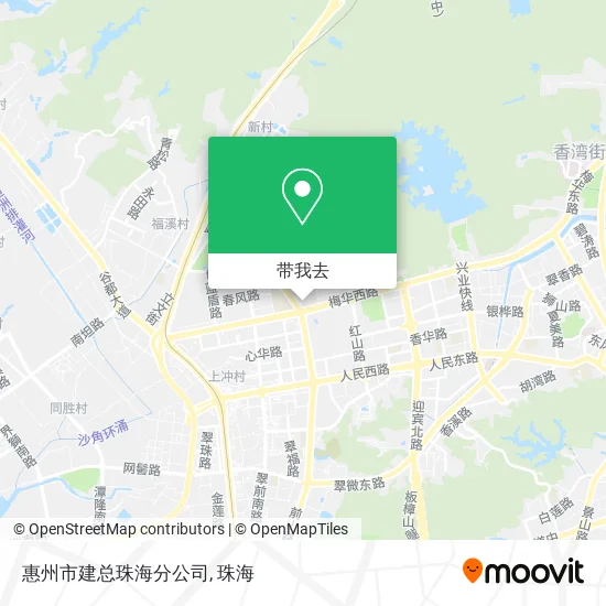 惠州市建总珠海分公司地图