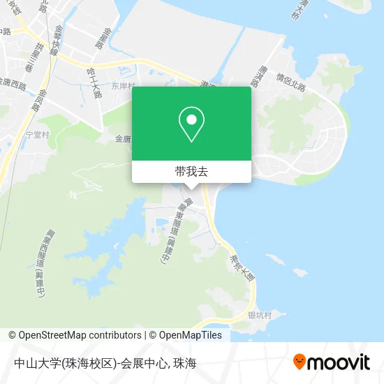 中山大学(珠海校区)-会展中心地图