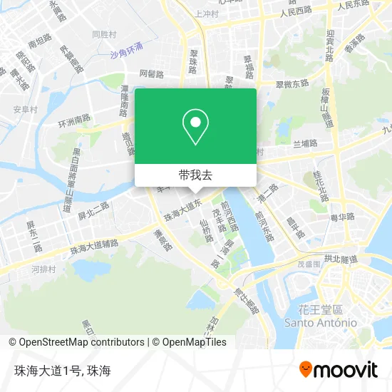 珠海大道1号地图