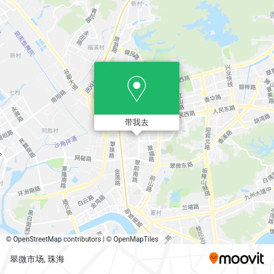 翠微市场地图
