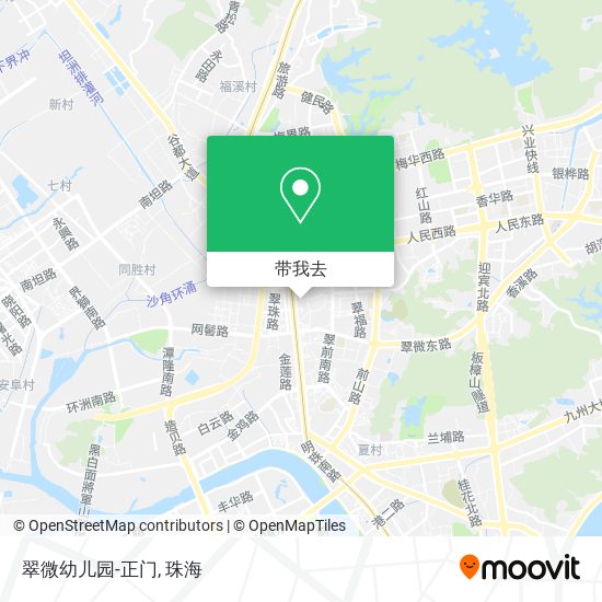 翠微幼儿园-正门地图