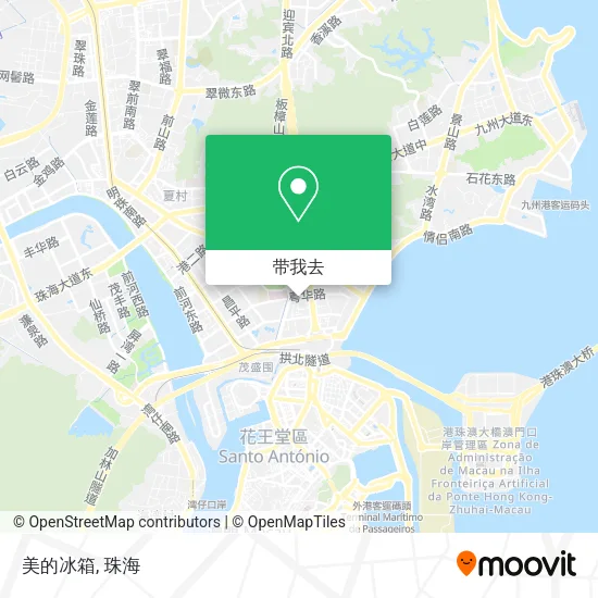 美的冰箱地图