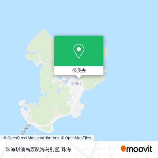 珠海琪澳岛轰趴海岛别墅地图