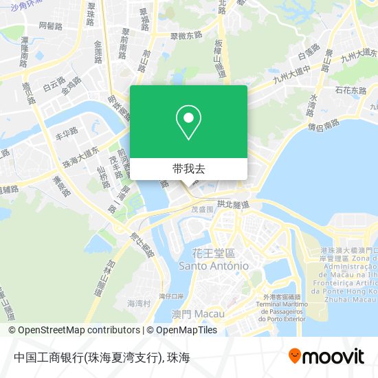 中国工商银行(珠海夏湾支行)地图