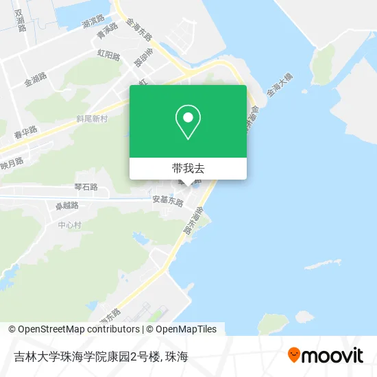 吉林大学珠海学院康园2号楼地图
