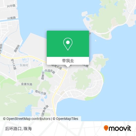 后环路口地图