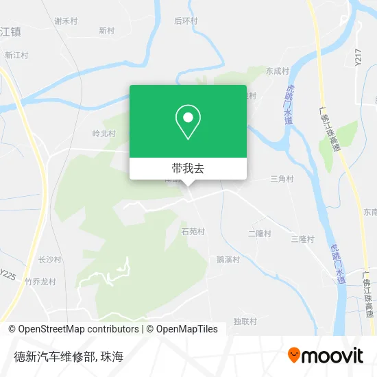 德新汽车维修部地图