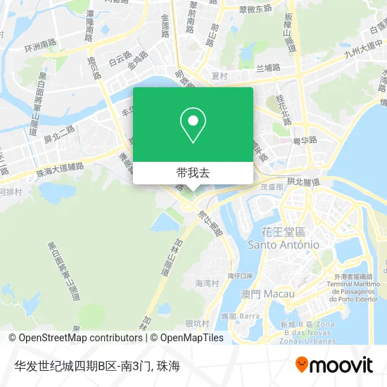 华发世纪城四期B区-南3门地图