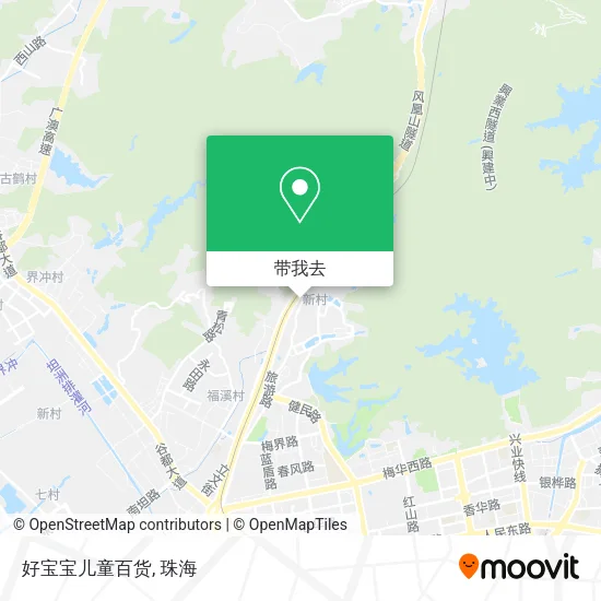 好宝宝儿童百货地图