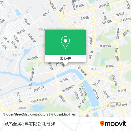 威鸣金属材料有限公司地图