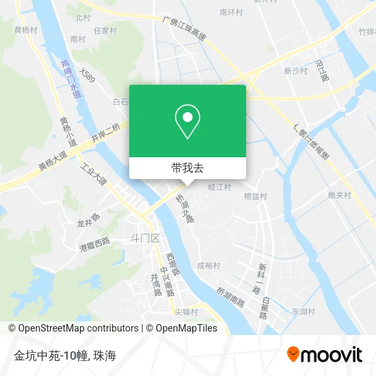 金坑中苑-10幢地图