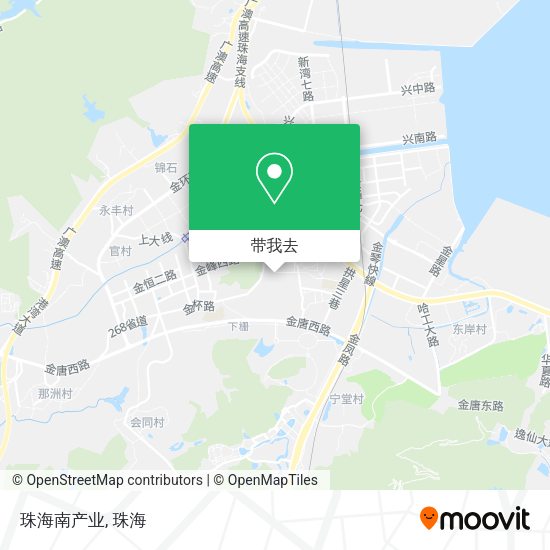 珠海南产业地图