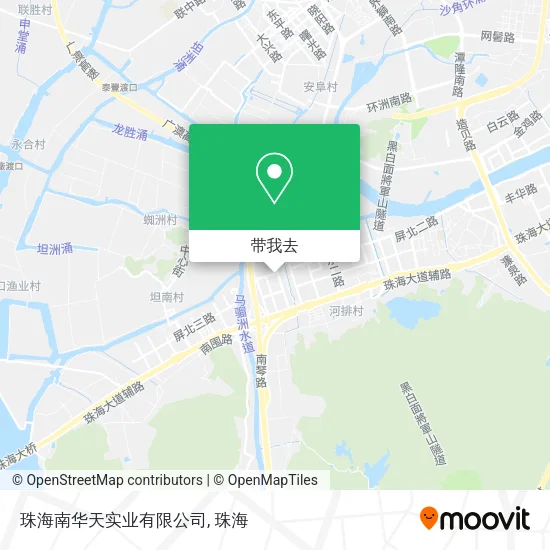 珠海南华天实业有限公司地图