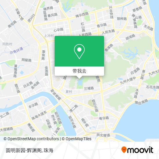圆明新园-辉渊阁地图