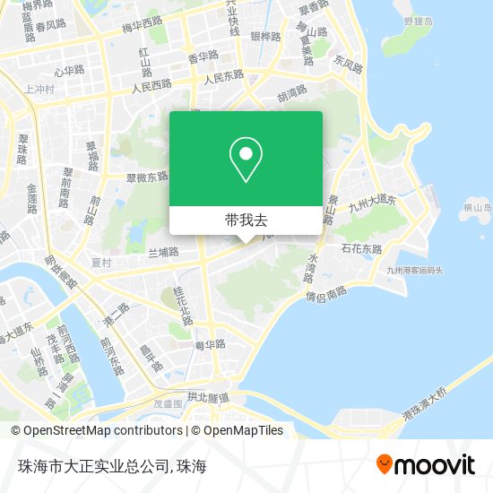 珠海市大正实业总公司地图