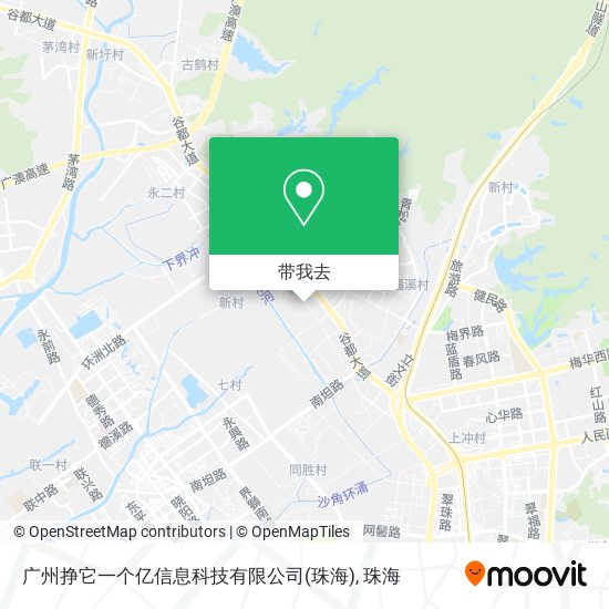 广州挣它一个亿信息科技有限公司(珠海)地图