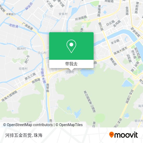 河排五金百货地图