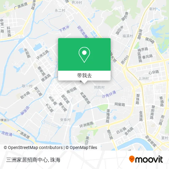 三洲家居招商中心地图