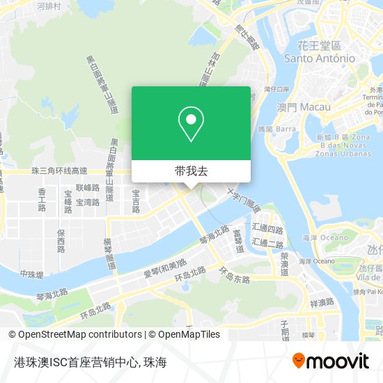 港珠澳ISC首座营销中心地图