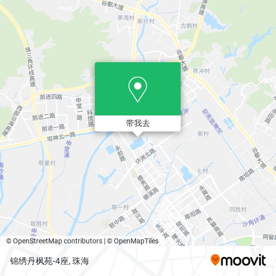 锦绣丹枫苑-4座地图