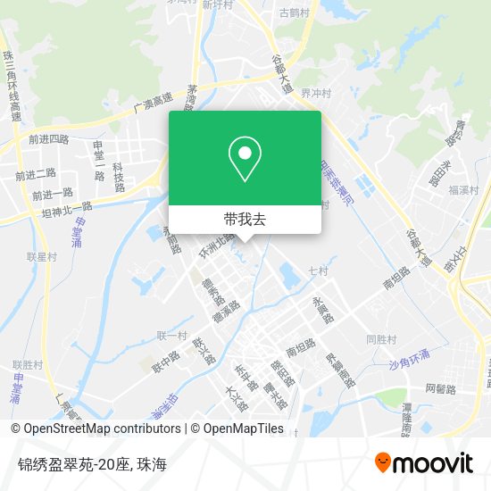 锦绣盈翠苑-20座地图