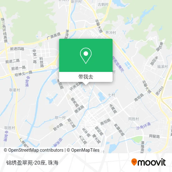 锦绣盈翠苑-20座地图
