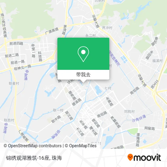 锦绣观湖雅筑-16座地图