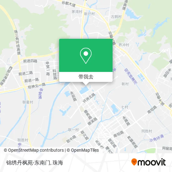 锦绣丹枫苑-东南门地图