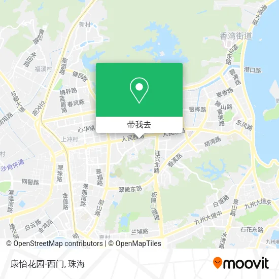 康怡花园-西门地图