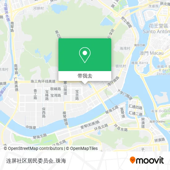 连屏社区居民委员会地图