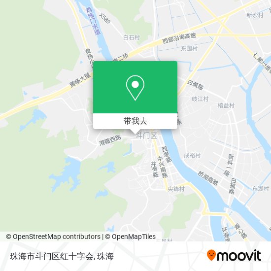 珠海市斗门区红十字会地图