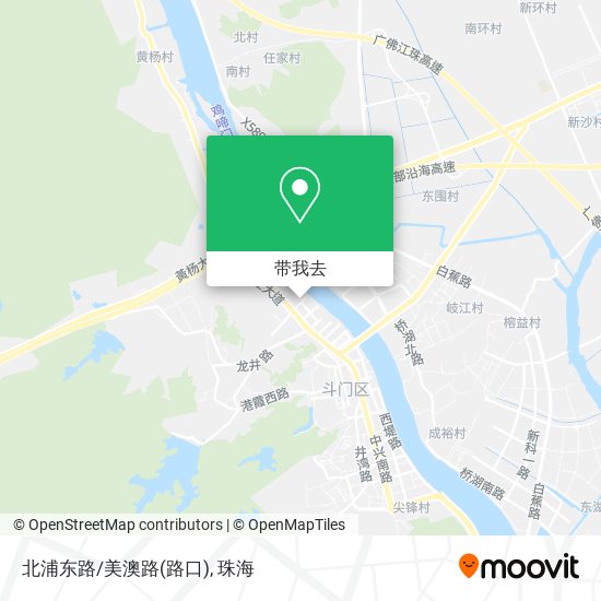 北浦东路/美澳路(路口)地图